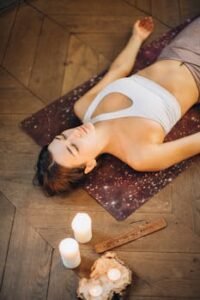 pexels-photo-3822647-3822647 Woman Relaxing in Yoga Mat