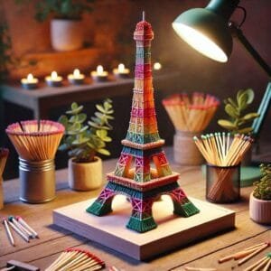 Tour Eiffel en alumettes Mad skills: ces compétences cachées et improbables