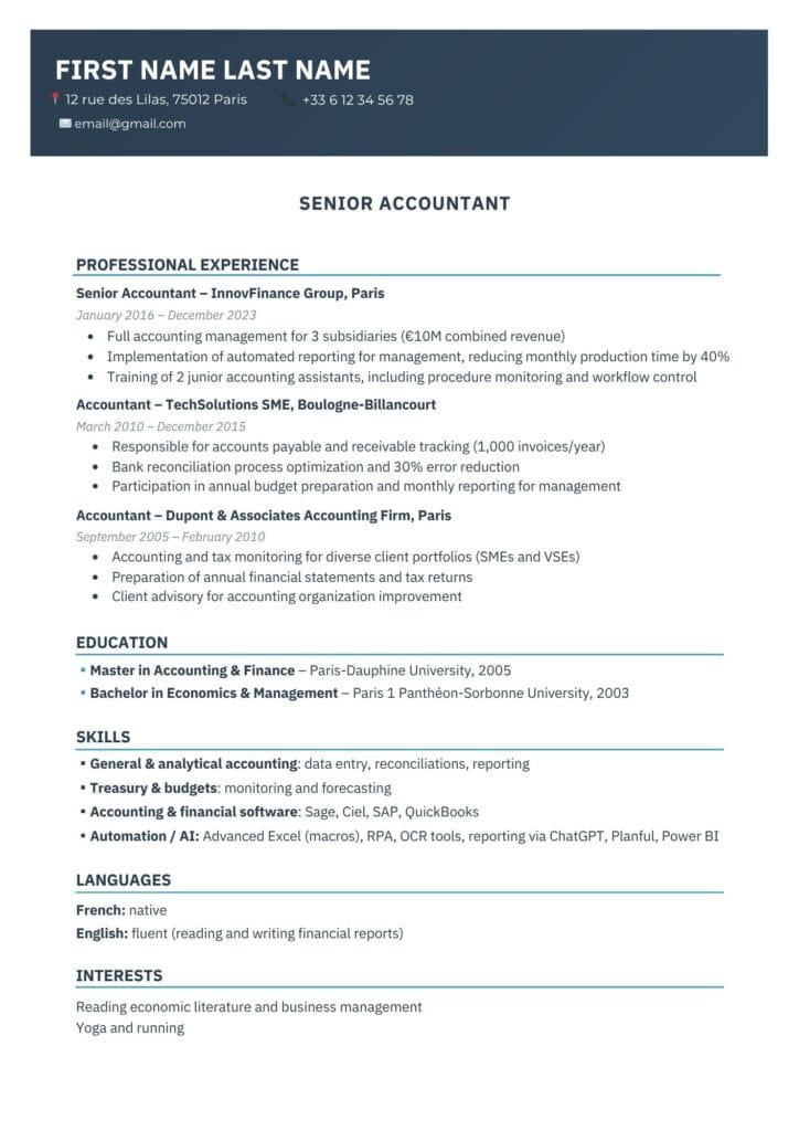CV - Senior accountant.pdf